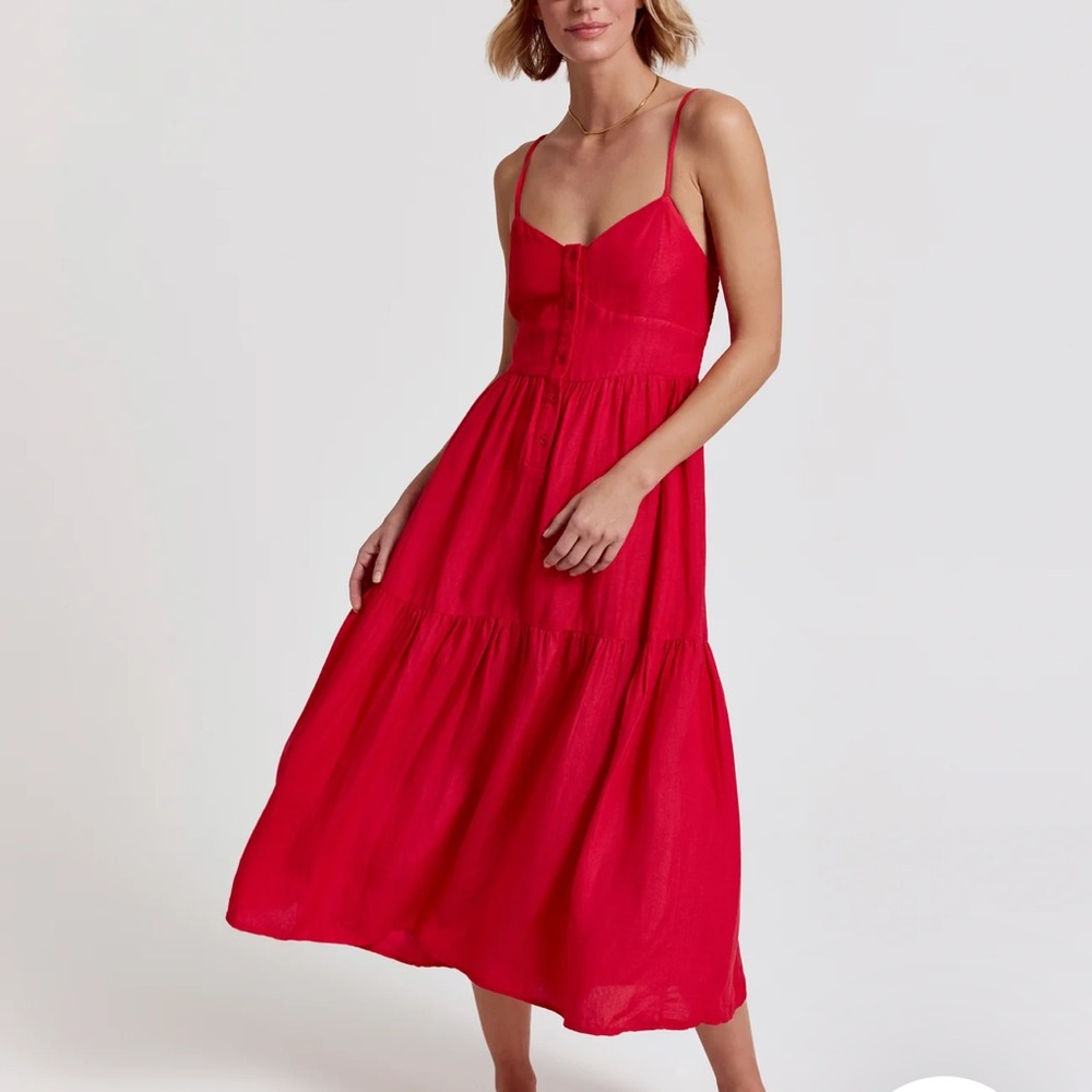 The Shirt Rochelle Behrens red dress